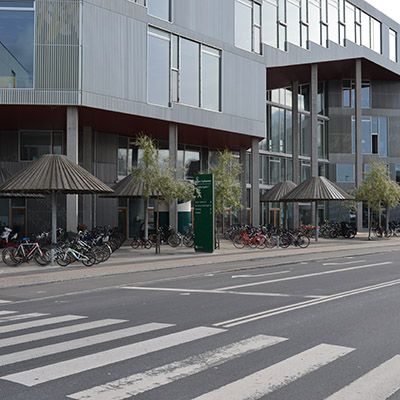Sydhavn skole - hjerteformet cykelstativ