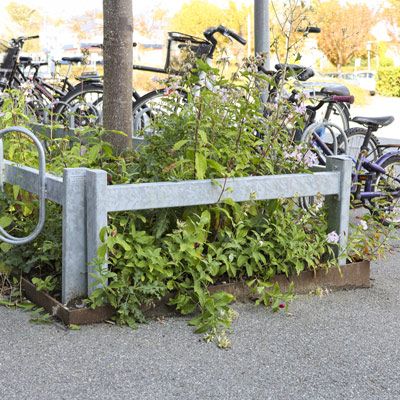 Fodhegn (fodbom) i varmgalvaniseret stål 