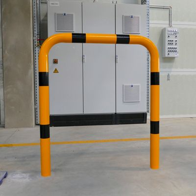 Påkørselsværn, beskyttelsesbøjle - gul / sort