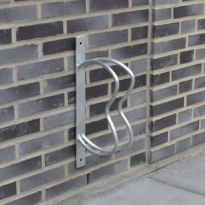 Galvaniseret cykelstativ til væg (væghængt) til 1 cykel