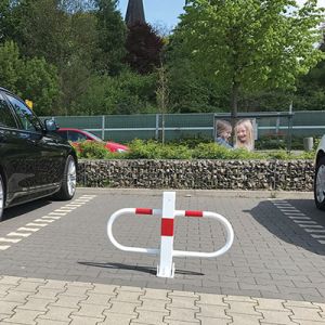 P-vagt (parkeringsbøjle) til afspærring af parkeringsplads