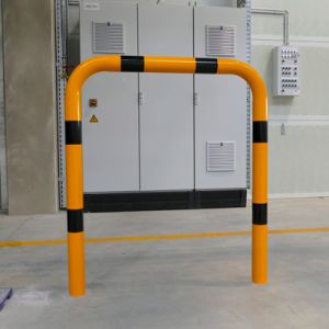 Påkørselsværn, beskyttelsesbøjle - gul / sort