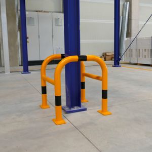 Påkørselsværn (truckværn) til beskyttelse af stolpe, søjle og mast