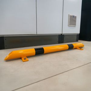 Påkørselsværn (truckværn), lang, gul/sort